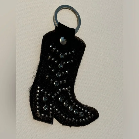 Cowboy Boot Keychain/ Bag Charm - Picture 3 of 4